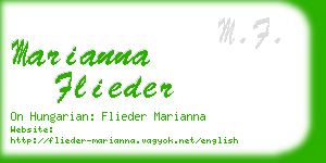 marianna flieder business card